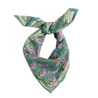 Foulard carré 60×60 bandana en coton imprimé - Bonheur du Jour Paris Bonheur du Jour Paris Hersée Paris 9