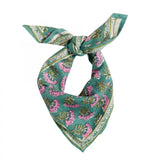 Foulard carré 60×60 bandana en coton imprimé - Bonheur du Jour Paris Bonheur du Jour Paris Hersée Paris 9