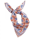 Foulard carré 60×60 bandana en coton imprimé - Bonheur du Jour Paris Bonheur du Jour Paris Hersée Paris 9