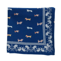 Foulard carré 60×60 bandana en coton imprimé - Bonheur du Jour Paris Bonheur du Jour Paris Hersée Paris 9