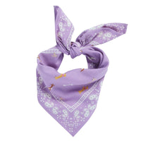 Foulard carré 60×60 bandana en coton imprimé - Bonheur du Jour Paris Bonheur du Jour Paris Hersée Paris 9