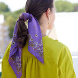 Foulard carré 60×60 bandana en coton imprimé - Bonheur du Jour Paris Bonheur du Jour Paris Hersée Paris 9