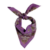 Foulard carré 60×60 bandana en coton imprimé - Bonheur du Jour Paris Bonheur du Jour Paris Hersée Paris 9