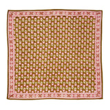 Foulard Indien fleurs indiennes Isha coton - Bonheur du Jour Paris