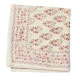 Foulard Indien fleurs indiennes Primerose rosée coton - Bonheur du Jour Paris Bonheur du Jour Paris Hersée Paris 9