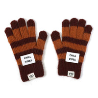 Gants rayés en fibres recyclées - Verb To Do Verb To Do Hersée Paris 9