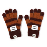 Gants rayés en fibres recyclées - Verb To Do Verb To Do Hersée Paris 9