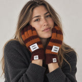 Gants rayés en fibres recyclées - Verb To Do Verb To Do Hersée Paris 9