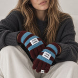 Gants rayés en fibres recyclées - Verb To Do Verb To Do Hersée Paris 9
