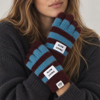 Gants rayés en fibres recyclées - Verb To Do Verb To Do Hersée Paris 9
