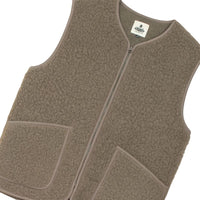 Gilet en laine bouclée Pepitco - veste sans manches unisexe - Coldbreaker Coldbreaker Hersée Paris 9