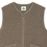 Gilet en laine bouclée Pepitco - veste sans manches unisexe - Coldbreaker Coldbreaker Hersée Paris 9