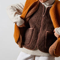 Gilet en laine bouclée Pepitco - veste sans manches unisexe - Coldbreaker Coldbreaker Hersée Paris 9