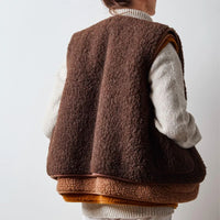 Gilet en laine bouclée Pepitco - veste sans manches unisexe - Coldbreaker Coldbreaker Hersée Paris 9