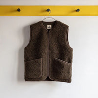 Gilet en laine bouclée Pepitco - veste sans manches unisexe - Coldbreaker Coldbreaker Hersée Paris 9