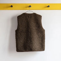 Gilet en laine bouclée Pepitco - veste sans manches unisexe - Coldbreaker Coldbreaker Hersée Paris 9