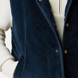 Gilet Esterel sans manches réversible velours côtelé sherpa - Faguo Faguo Hersée Paris 9