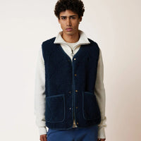Gilet Esterel sans manches réversible velours côtelé sherpa - Faguo Faguo Hersée Paris 9