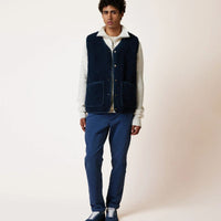 Gilet Esterel sans manches réversible velours côtelé sherpa - Faguo Faguo Hersée Paris 9