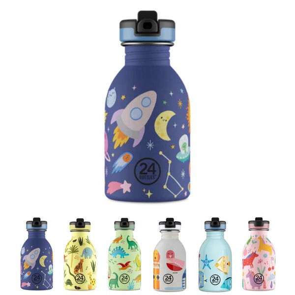 Gourde enfant inox Urban Bottle Kids 250 ml avec bouchon paille - 24Bottles 24 Bottles Hersée Paris 9
