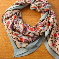 Grand foulard Dupatta 100 x 100 cm en voile de coton - Apaches Collections Apaches Collections Hersée Paris 9