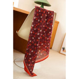 Grand foulard Dupatta 100 x 100 cm en voile de coton - Apaches Collections Apaches Collections Hersée Paris 9