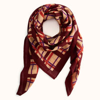Grand foulard Dupatta 100 x 100 cm en voile de coton - Apaches Collections Apaches Collections Hersée Paris 9