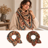 Grand foulard Fiza en laine - Apaches Collections Apaches Collections Hersée Paris 9