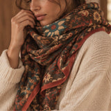 Grand foulard Fiza en laine - Apaches Collections Apaches Collections Hersée Paris 9