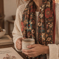 Grand foulard Fiza en laine - Apaches Collections Apaches Collections Hersée Paris 9