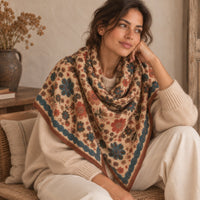 Grand foulard Fiza en laine - Apaches Collections Apaches Collections Hersée Paris 9