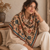 Grand foulard Fiza en laine - Apaches Collections Apaches Collections Hersée Paris 9