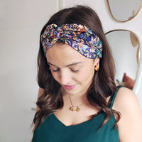 Headband drapé upcyclé éthique made in Paris - Laure Derrey Laure Derrey Hersée Paris 9