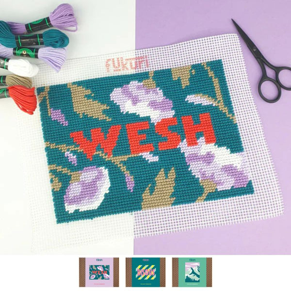 Kit canevas à broder facile - Fukuri Fukuri Hersée Paris 9