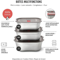 Lunch Box inox étanche micro-ondes 600 ml / 900 ml / 1.2 L - Black & Blum Black & Blum Hersée Paris 9