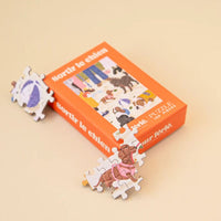 Mini puzzle 100 pièces format poche Made in France - Jour Férié Jour Férié Hersée Paris 9