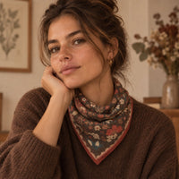 Petit foulard Farzana en laine - Apaches Collections Apaches Collections Hersée Paris 9