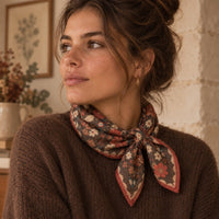 Petit foulard Farzana en laine - Apaches Collections Apaches Collections Hersée Paris 9