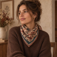 Petit foulard Farzana en laine - Apaches Collections Apaches Collections Hersée Paris 9