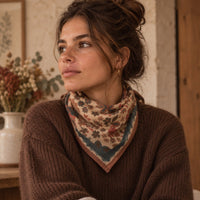 Petit foulard Farzana en laine - Apaches Collections Apaches Collections Hersée Paris 9