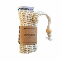 Pochon sauve-savon en sisal & coton bio exfoliant & zéro déchet - Ocean Respect Oceanrespect Hersée Paris 9