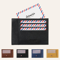 Porte-cartes Paul cuir pleine fleur - Larmorie Larmorie Hersée Paris 9