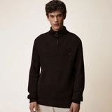 Pull camionneur Ardenne homme col zippé laine côte perlée - Faguo Faguo Hersée Paris 9