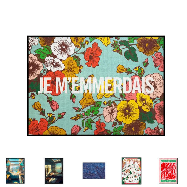 Puzzle Adulte 1000 pièces drôle & moderne - Piece & Love Piece and Love Hersée Paris 9