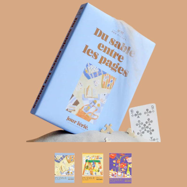 Puzzle adulte 500 pièces en carton recyclé - Jour Férié Jour Férié Hersée Paris 9