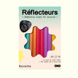 Réflecteurs haute visibilité pour rayons de vélo - Rainette Rainette Hersée Paris 9