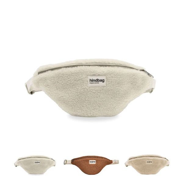 Sac banane Olivia Teddy en sherpa recyclé - Hindbag Hindbag Hersée Paris 9
