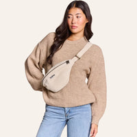 Sac Banane Olivia Velours Côtelé coton bio - Hindbag Hindbag Hersée Paris 9