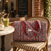 Sac de voyage Buddha matelassé - Apaches Collections Apaches Collections Hersée Paris 9