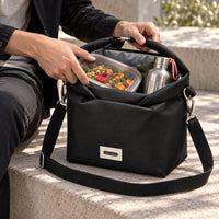 Sac isotherme Lunch Bag grand format roll-top recyclé 10 L - Black & Blum Black & Blum Hersée Paris 9